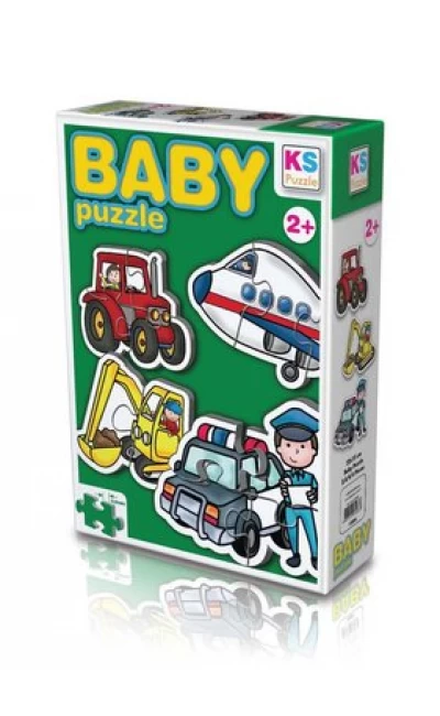 KS 12004 KS Games Meslekler Taşıtlar Baby Puzzle