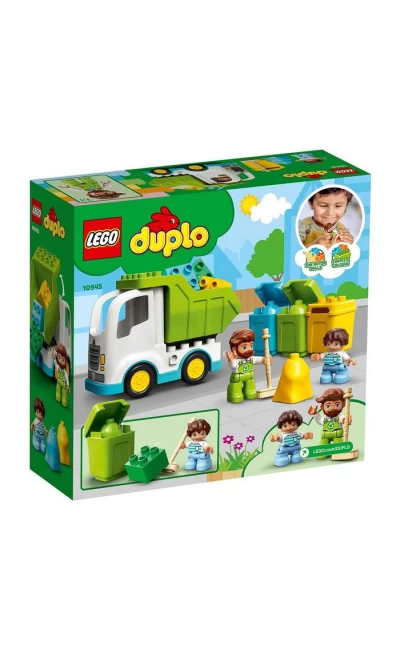 LED10945 LEGO® DUPLO® KASABASI ÇÖP KAMYONU VE GERİ DÖNÜŞÜM