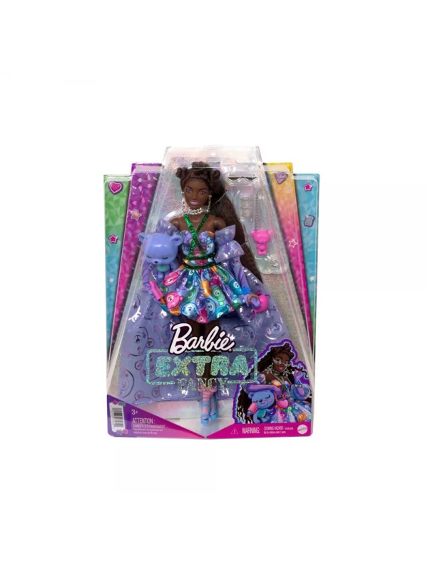 HHN13 BARBİE EXTRA FANCY - MOR KOSTÜMLÜ BEBEK…