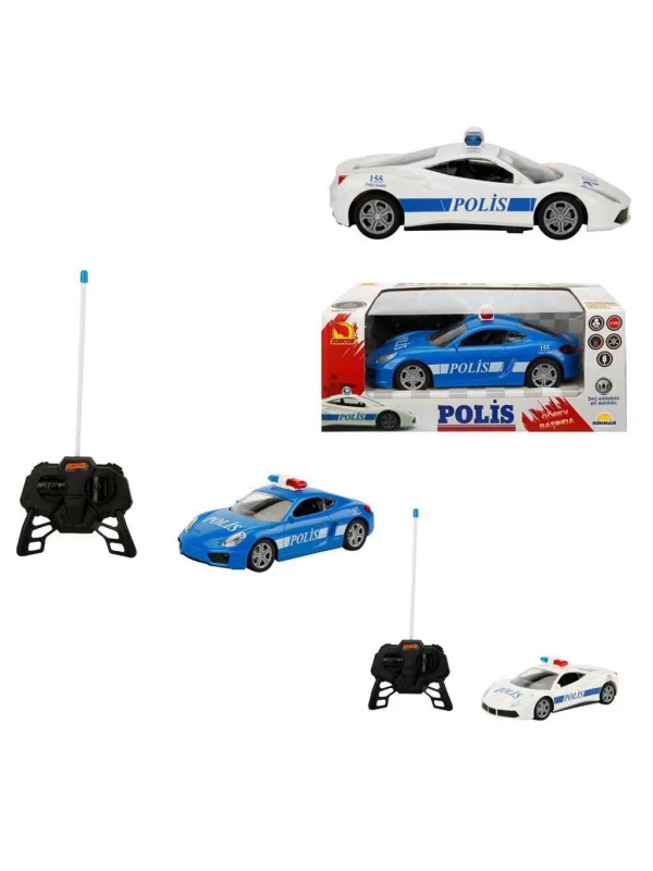 S00020355 SUNMAN R/C 1/20 F/F ARABA AZTEC POLİS IŞIKLI…