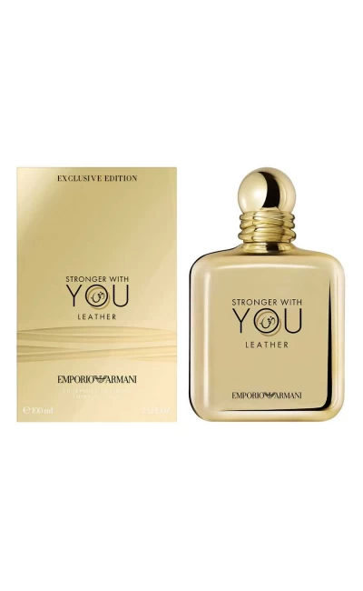 Emporio Armani Stronger With You Leather 100ML EDT Erkek Parfüm