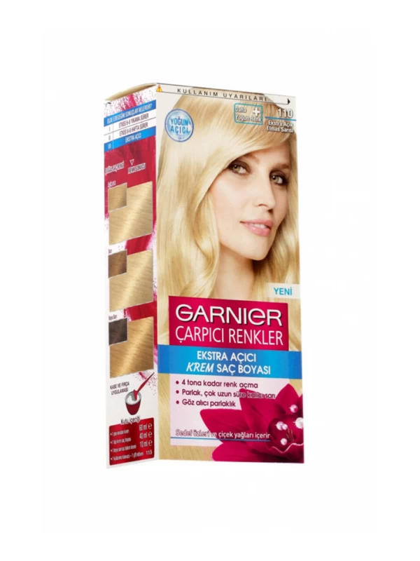 Garnier Color Naturel Çarpıcı Renkler 110 Açık Elmas Sarı…