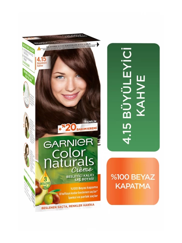 Garnier Color Naturel 4 15 Frosty Dark Mah Saç Boyası…