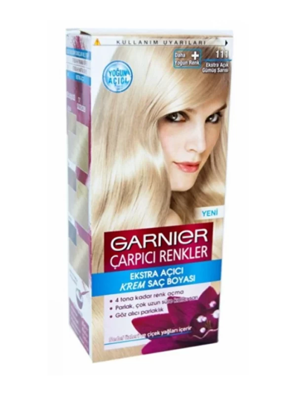 Garnier Color Naturel Çarpıcı Renkler 111 Açık Gümüş Sarı…
